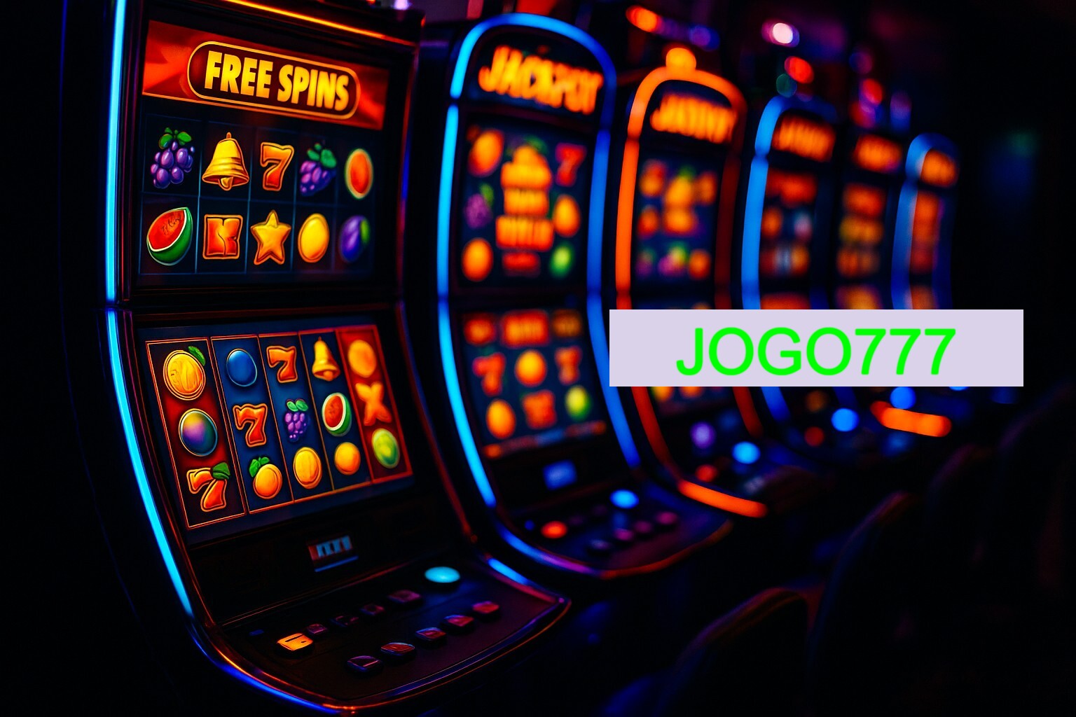Diversos jogos de caça-níqueis